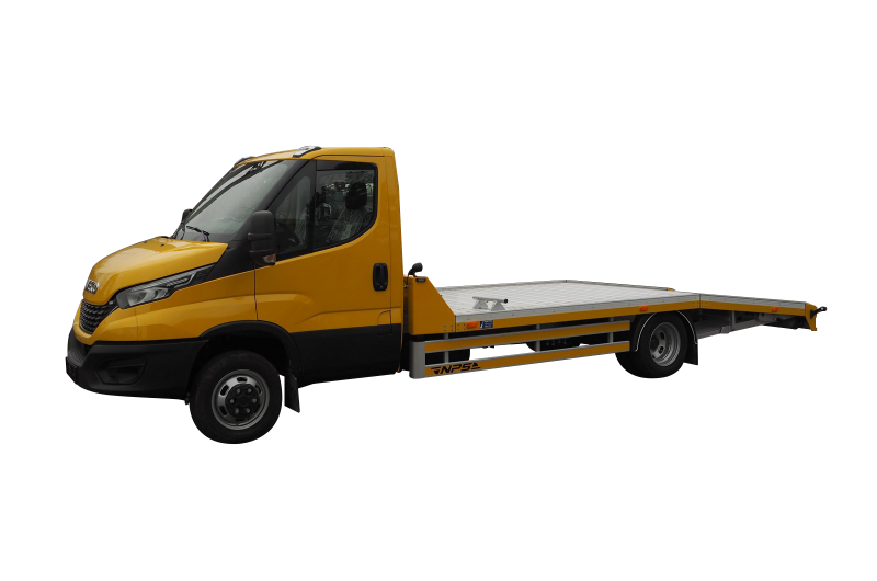 Gelber Iveco Daily 50c18 ohne Schlafkabine